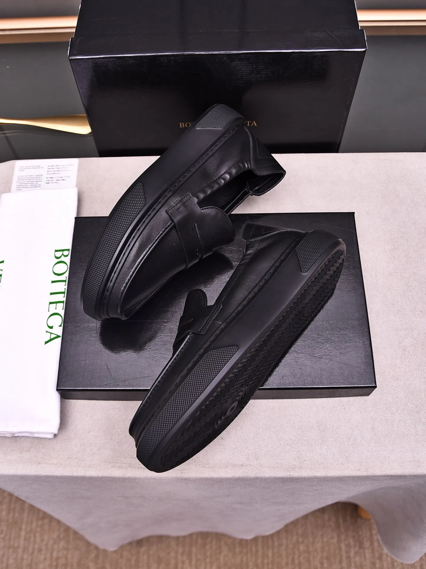 Men's Men's Shoes💰520 [One-step-up] BOTTEG* VENET* - high-end boutique Size: 38-44 (45 customized) BV new product, first-layer cowhide artificially woven classic style and contemporary fashion temperament harmoniously blend, rubber sole is light and flexible, water-dyed cowhide lining! [Taobao, Tmall, and live streaming are the first choices]